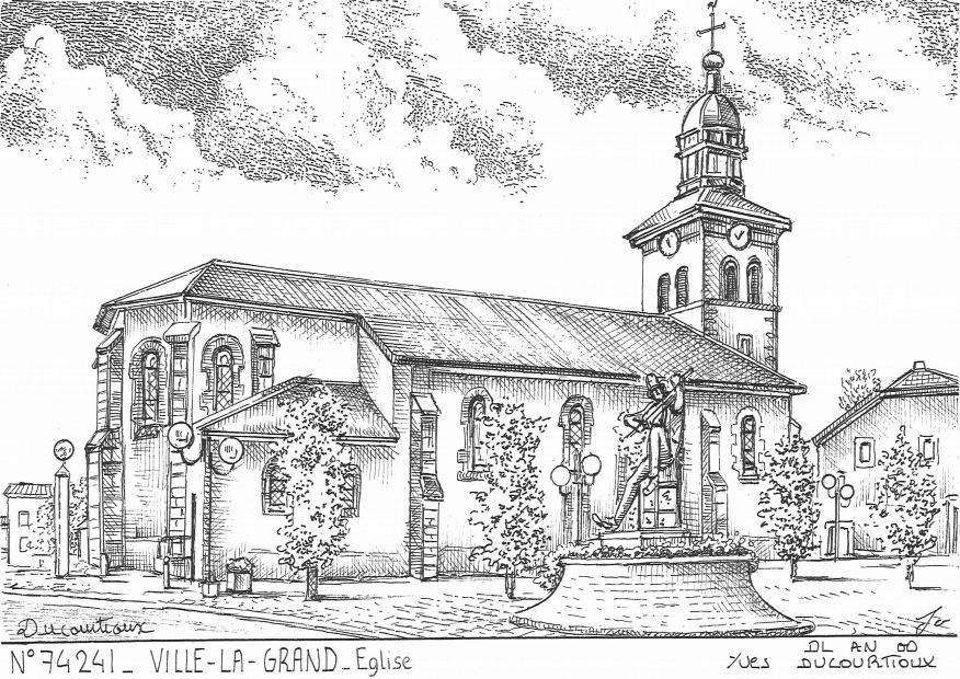 N 74241 - VILLE LA GRAND - église